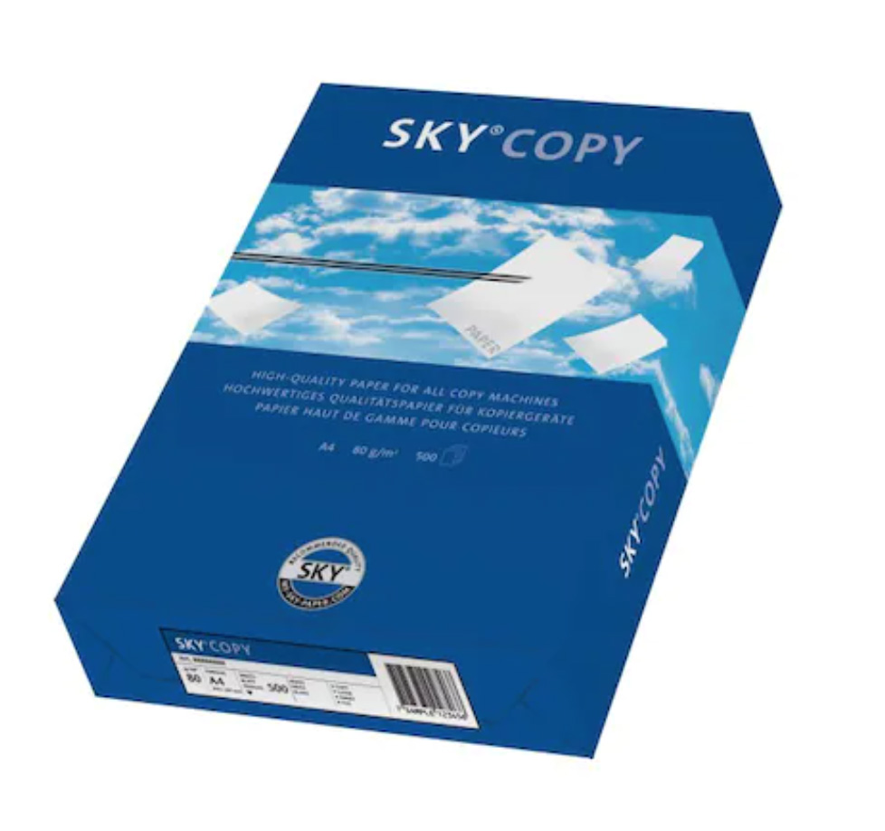 Hartie copiator premium A4 80 g/mp 500 coli/top SKY Copy sanito.ro